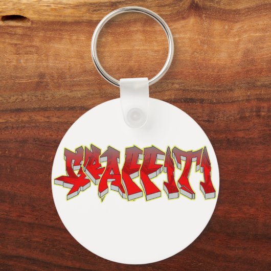 Graffiti Schlüsselanhänger (Vorderseite)