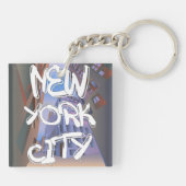 Graffiti-Schlüsselanhänger in New York Schlüsselanhänger (Rückseite)