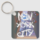 Graffiti-Schlüsselanhänger in New York Schlüsselanhänger (Vorderseite)