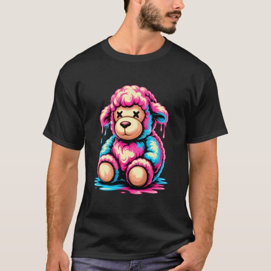 Graffiti-Schmelzkunst Schaf Lamm Lämmer T-Shirt (Vorderseite)