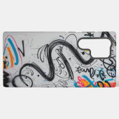 Graffiti-Schrift Samsung Galaxy Hülle (Rückseite (Horizontal))