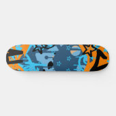 Graffiti Scribbles Skateboard (Horizontal)