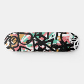 Graffiti Scribbles Skateboard (Horizontal)