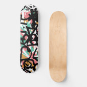 Graffiti Scribbles Skateboard (Vorderseite)