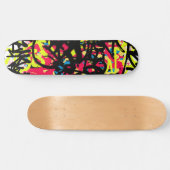 Graffiti Scribbles Skateboard (Horizontal)