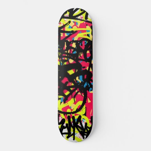 Graffiti Scribbles Skateboard (Vorderseite)
