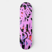 Graffiti Scribbles Skateboard (Vorderseite)