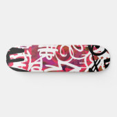 Graffiti Scribbles Skateboard (Horizontal)