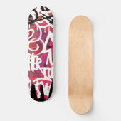 Graffiti Scribbles Skateboard (Vorderseite)