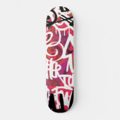 Graffiti Scribbles Skateboard (Vorderseite)