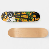 Graffiti Scribbles Skateboard (Horizontal)