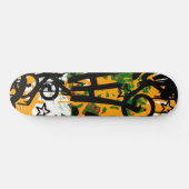 Graffiti Scribbles Skateboard (Horizontal)