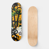 Graffiti Scribbles Skateboard (Vorderseite)