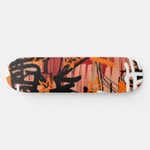 Graffiti Scribbles Skateboard (Horizontal)