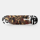 Graffiti Scribbles Skateboard (Horizontal)