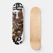 Graffiti Scribbles Skateboard (Vorderseite)