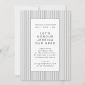 Graffiti Script Graduate Ankündigung (Rückseite)