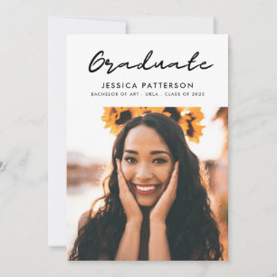 Graffiti Script Graduate Ankündigung