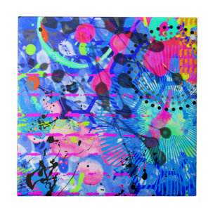 Graffiti-See 1 Fliese