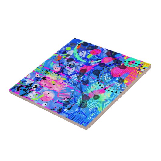 Graffiti-See 1 Fliese (Seite)