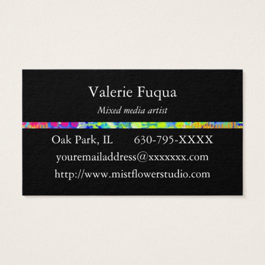 Graffiti-See Abstrakt Personalisiert (Rückseite)