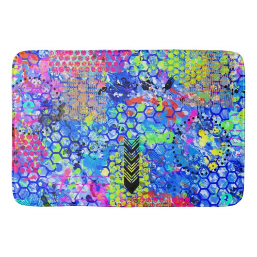 Graffiti-See Badematte (Vorderseite)