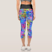 Graffiti-See Capri Leggings (Rückseite)