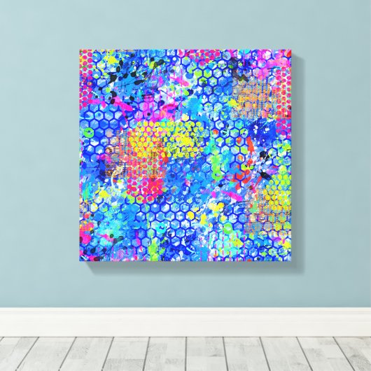 Graffiti-See Leinwanddruck (Insitu (Holzboden))