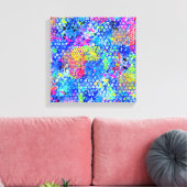 Graffiti-See Leinwanddruck (Insitu (Wohnzimmer))