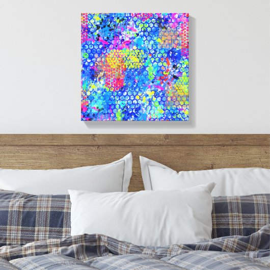 Graffiti-See Leinwanddruck (Insitu (Schlafzimmer))