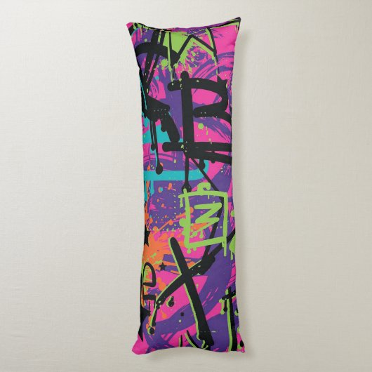 Graffiti Seitenschläferkissen (Rückseite (Vertikal))