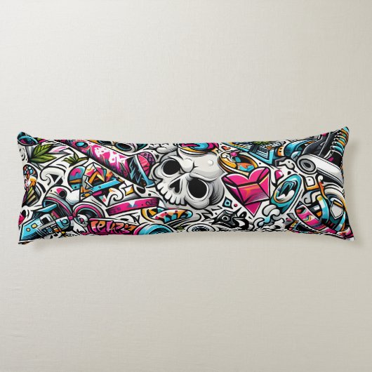 Graffiti Seitenschläferkissen (Rückseite)