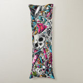 Graffiti Seitenschläferkissen (Vorderseite Vertikal)