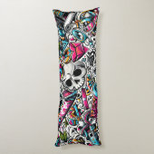 Graffiti Seitenschläferkissen (Rückseite (Vertikal))