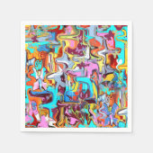 Graffiti Serviette (Vorderseite)