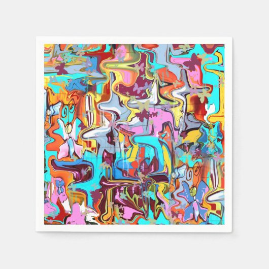 Graffiti Serviette (Vorderseite)