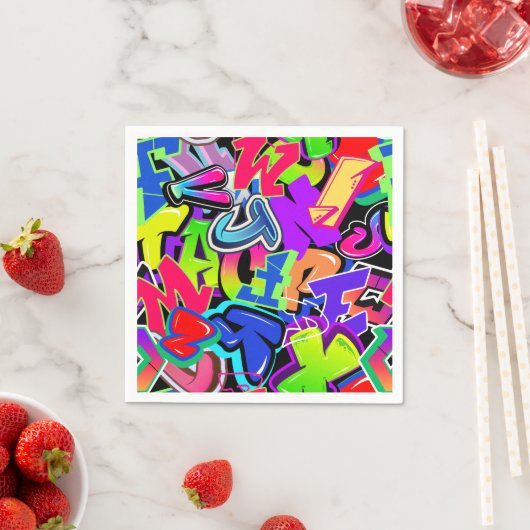 Graffiti Serviette (Beispiel)