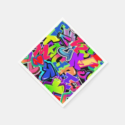 Graffiti Serviette (Ecke)