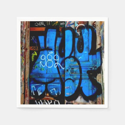 Graffiti Servietten. Serviette (Vorderseite)