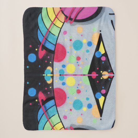 Graffiti Sherpadecke (Vorderseite)