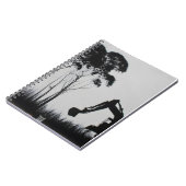 Graffiti Silhouette Kunst Notizblock (Linke Seite)