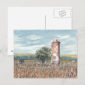 Graffiti Silo Postkarte (Vorne/Hinten)