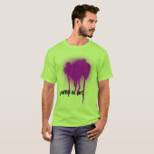 Graffiti sind Kunst T-Shirt (Vorne ganz)