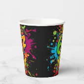  Graffiti Six Seven Kids 7th Birthday Paper Cups Pappbecher (Links)
