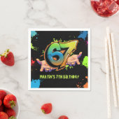 Graffiti Six Seven Kids Birthday Napkins Serviette (Beispiel)