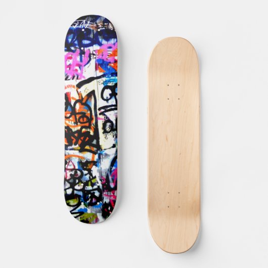 Graffiti-Skate-Brett Skateboard (Vorderseite)