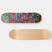 Graffiti-Skate-Brett Skateboard (Horizontal)