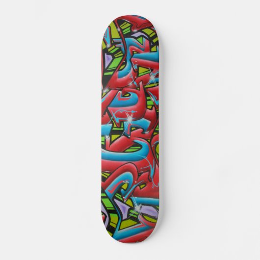 Graffiti-Skate-Brett Skateboard (Vorderseite)