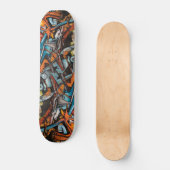 Graffiti-Skate Skateboard (Vorderseite)