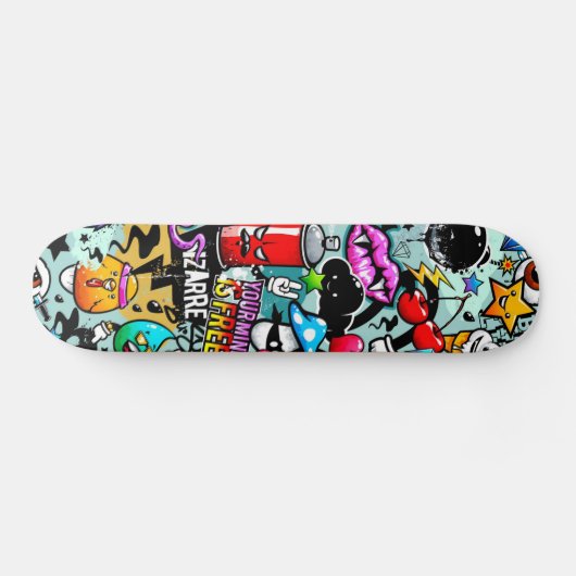 Graffiti Skateboard (Horizontal)